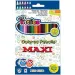 Set di matite colorate Maxi senza legno, confezione da 12 pezzi
