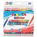 Set di matite colorate a doppia punta 24 pezzi con 48 colori - Carioca