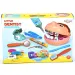 Set di pasta modellabile da dentista con apparecchio ortodontico