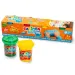 Set di pasta modellabile per bambini 4x150g - Carioca