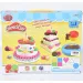 Set di pasta modellabile per torte con 6 colori diversi di pasta e formine.
