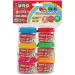 Set di paste modellabili colorate in vasetti, 6 pezzi da 30 g