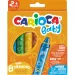 Set di pastelli a cera extra morbidi lavabili per bambini 8 pezzi - Carioca