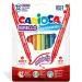 Set di pennarelli colorati con doppia punta 12 pezzi - Carioca
