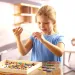 Set di perline in legno Deluxe con 220 pezzi - Melissa &amp; Doug