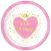 Set di piatti di carta Little Princess 8 pezzi da 23 cm