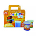 Set di pittura a dita Baby con colori assortiti 6 x 80 ml - Carioca