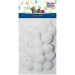 Set di pompon bianchi 15mm 60 pezzi