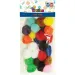 Set di pompon colorati 25 mm, 25 pezzi