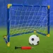Set di porte da calcio con pallone e pompa