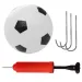 Set di porte da calcio con pallone e pompa
