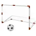 Set di porte da calcio con rete, palla e pompa 97x64x34cm
