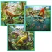 Set di puzzle 3 in 1 con dinosauri - Trefl