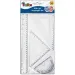 Set di righelli 4 pezzi da 30 cm