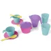 Set di stoviglie rosa da 12 pezzi Party Time - Wader