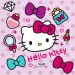Set di tovaglioli di carta Hello Kitty – 2 strati, 33x33 cm, 20 pezzi