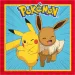 Set di tovaglioli di carta Pokémon - 2 veli, 33x33 cm, 20 pezzi