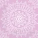Set di tovaglioli di carta mandala lilla-bianco – 2 strati, 33x33 cm, 20 pezzi