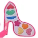 Set di trucco: Set di palette di trucco a forma di tacco alto con trucchi cremosi