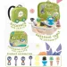 Set gelato 2 in 1 verde con accessori in valigia con ruote