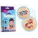 Set mini tatuaggi glitter per ragazzi