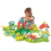 Set treno interattivo colorato per bambini con accessori da fattoria