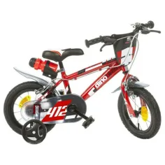 Sfera bicicletta per bambini rossa da 12 pollici - Dino Bikes