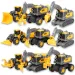 Simulation Vehicle: Set di macchine operatrici con ruote fangose in diverse varianti, confezione da 3 pezzi.