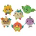 Sonaglio morbido in peluche a forma di animale in diverse varianti 10cm - Clementoni