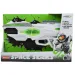 Space Series: Arma spaziale verde e bianca con luce e suono 25cm
