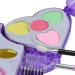 Sparkle Beauty Girl: Set di trucco con palette a forma di cuore, rossetto e accessori