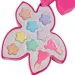 Sparkle &amp; Glitter: Set di trucco a tre livelli a forma di foglia con specchio