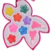 Sparkle &amp; Glitter: Set di trucco a tre livelli a forma di foglia con specchio
