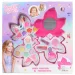 Sparkle &amp; Glitter: Set di trucco a tre livelli a forma di foglia con specchio