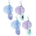 Spazzola per capelli Frozen 2 con pom-pom in quattro varianti
