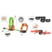 Speed Track pista da corsa da 12 pezzi con loop a 360° e macchinina a retrocarica 1/64