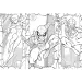 Spider-Man 2 in 1 maxi puzzle 2x60 pezzi e album da colorare 50x35 cm - Lisciani