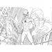 Spider-Man 2 in 1 maxi puzzle da 60 pezzi e album da colorare 70x50 cm - Lisciani