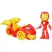 Spider-Man: I suoi fantastici amici - Action figure di Iron Man con veicolo - Hasbro