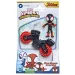 Spider-Man Pókember e i suoi fantastici amici: set di gioco Miles Morales e la sua moto - Hasbro