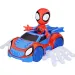 Spider-Man: Spider e i suoi fantastici amici - Action figure di Spider-Man con veicolo - Hasbro