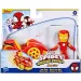 Spider-Man: Spider e i suoi fantastici amici Iron Man con auto - Hasbro