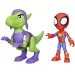Spidey e i suoi fantastici amici: Set di action figure Pók e Goblin Dino-Rete - Hasbro