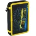 Spirit: Astuccio a due piani con motivo auto sportiva gialla.