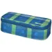 Spirit: Astuccio ovale a quadretti blu My Bag 23x10cm