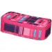 Spirit: Astuccio ovale a quadretti rosa 23x10cm