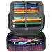 Spirit: Astuccio ovale con motivo lilla 23x10cm