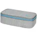 Spirit: Astuccio ovale grigio-azzurro 23x10cm