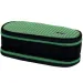 Spirit: Astuccio ovale nero - verde neon 23x10cm