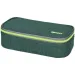 Spirit: Astuccio ovale verde scuro e chiaro 23x10cm